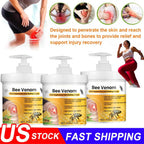 Serenza bee venom joint pain relief cream for men and women, helping soothe joint and bone discomfort with natural ingredients.