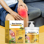 Serenzza bee venom joint pain relief cream for men and women, showing the cream tube with natural ingredients and packaging.