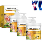 Serenzza Bee Venom Joint Pain Relief Cream for men and women, showing the cream tube with bee venom ingredients and packaging.
