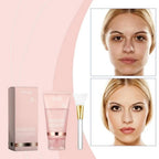Serenzza Collagen Overnight Peel-Off Facial Mask for skin renewal and deep hydration, showing the mask being peeled off from the face.