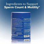 Serenza Preggo Sperm Health Capsules for Men, 60 vegan capsules, showing the supplement bottle with label and capsules inside