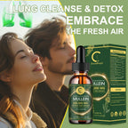 Serenzza Mullein Drops bottle for lung cleanse and immune support, with natural herbal extract and dropper cap visible.