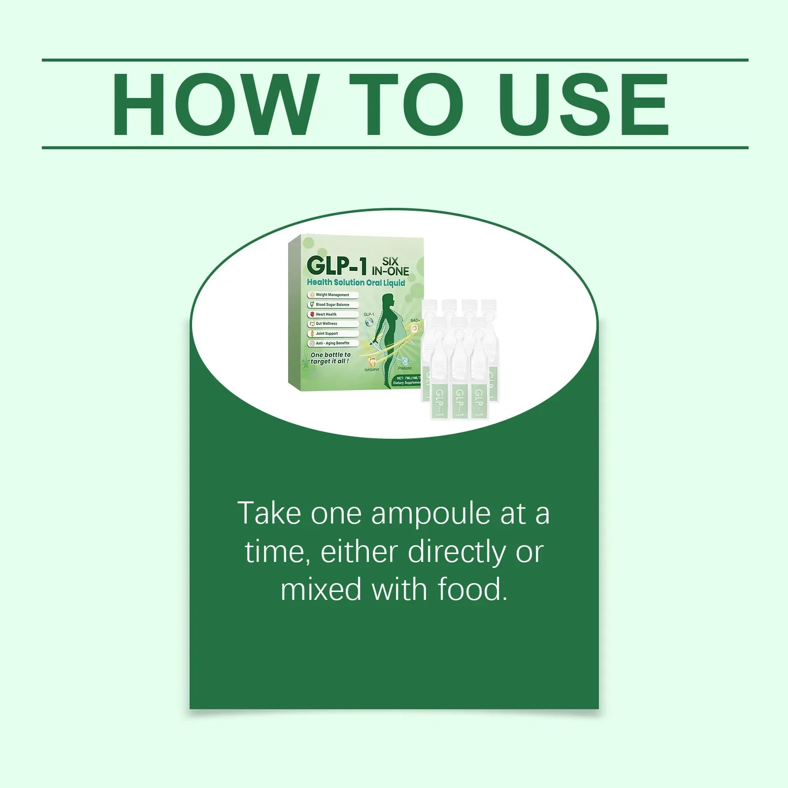 Serenza Glp-1 Moringa Diet Drops in 7 x 1ml bottles, designed to boost metabolism and support gut health.