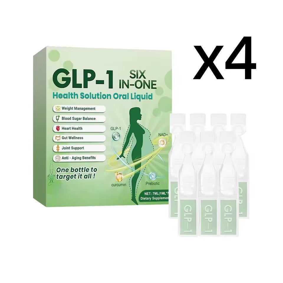 Serenzza Glp-1 Moringa Diet Drops in 7x1ml bottles, designed to boost metabolism and support gut health.