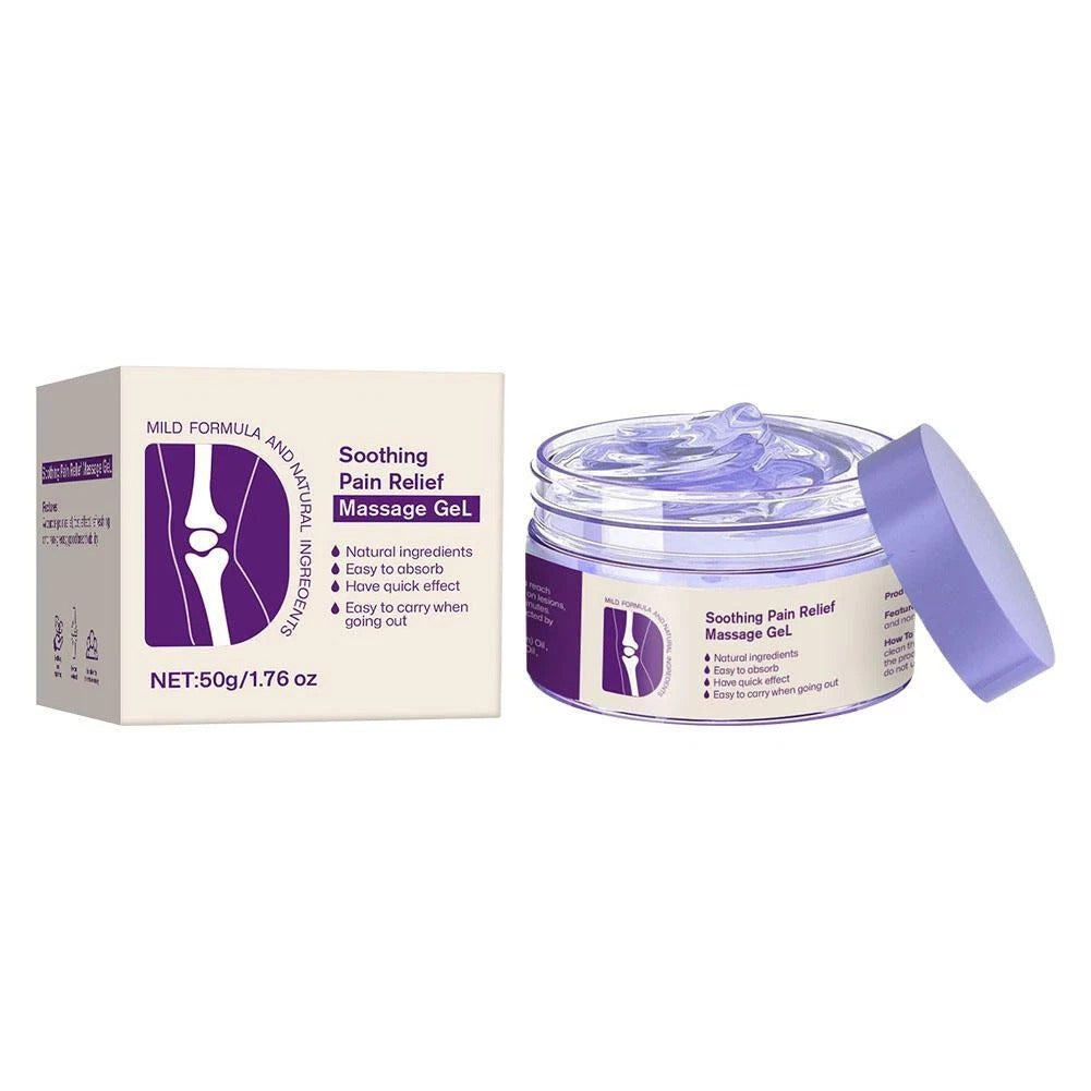 Serenzza Kreain Joint Pain Gel in a tube, showing the fast-acting soothing massage gel with a white and blue packaging design.