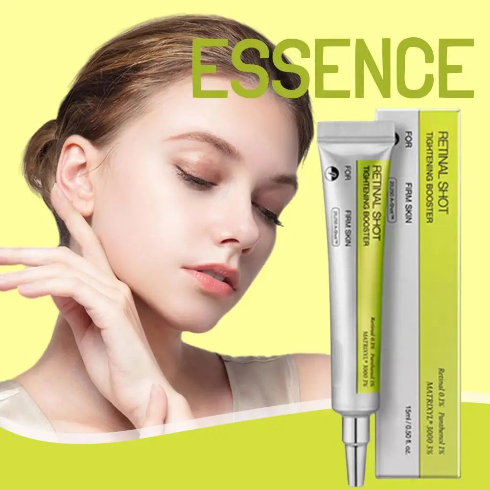 Serenzza Korean Retinol Eye Cream in a jar, exfoliating moisturizer that brightens skin and helps reduce pore size.