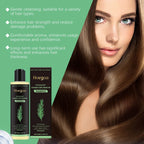 Serenzza Hoegoa Rosemary Hair Shampoo with natural rosemary oil, adds volume, thickens, strengthens, and controls oil for healthy hair.