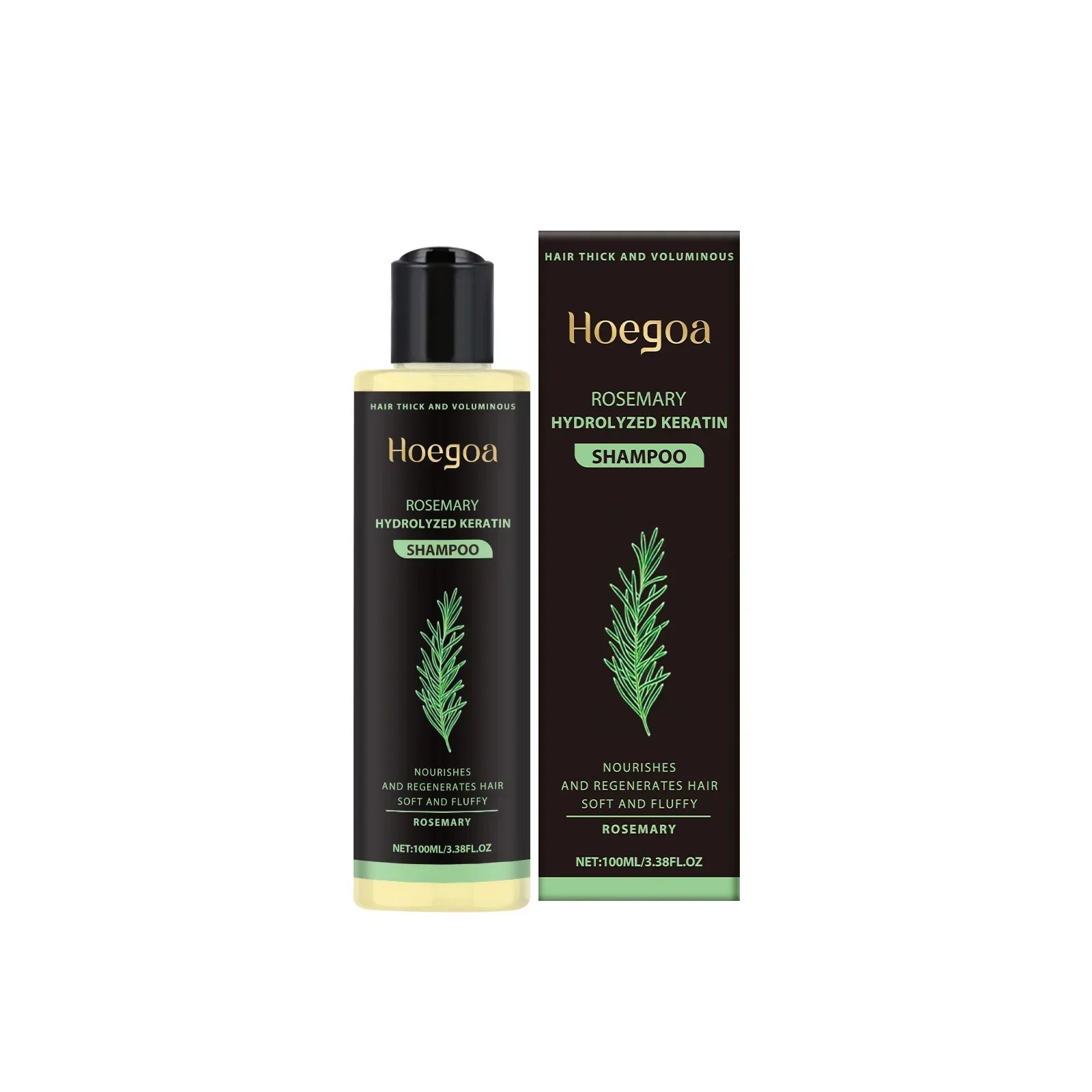 Serenzza Hoegoa Rosemary Hair Shampoo for volume, thickening, strengthening, oil control, and nourishing hair repair.