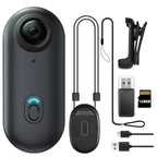 Serenzza Mini Body Camera helmet handlebar mount, full HD sports action camera with Wi-Fi for motorcycle and outdoor recording.