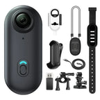 Serenza Mini Body Camera helmet handlebar mount for motorcycle, full HD action sports camera with Wi-Fi and battery, model H88.