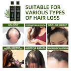 Serenza Rosemary Shampoo bottle with label, featuring botanical ingredients and a sleek design on a white background.