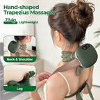 Serenza wireless neck and shoulder massager with deep kneading nodes, designed to relax muscles and relieve tension.