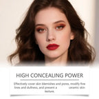 Serenzza 2-in-1 color changing foundation and concealer stick with brush, lightweight, moisturizing, and easy to apply.