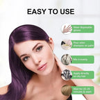 Serenzza black hair dye shampoo in a creamy formula, moisturizing and repairing for men and women, available in 5 vibrant colors.