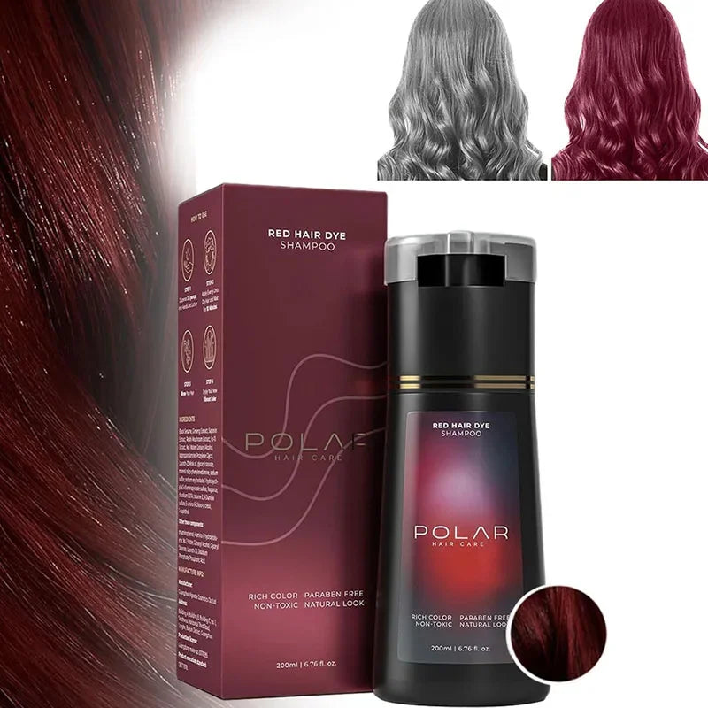Serenzza black hair dye shampoo in a tube, moisturizing and repairing hair shampoo for men and women with five color options