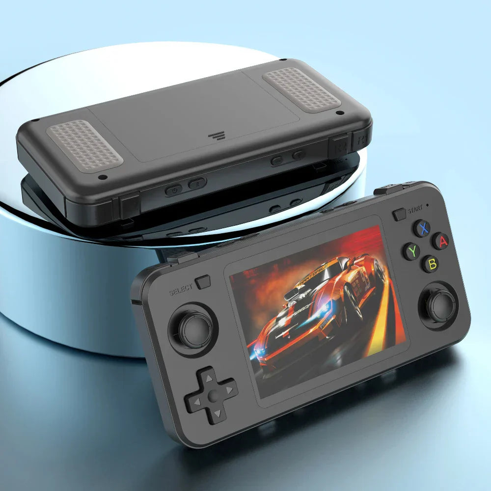 Serenza R36H portable handheld game console with 64GB storage, 3.5-inch screen, retro design, open source, ideal for boys' gifts