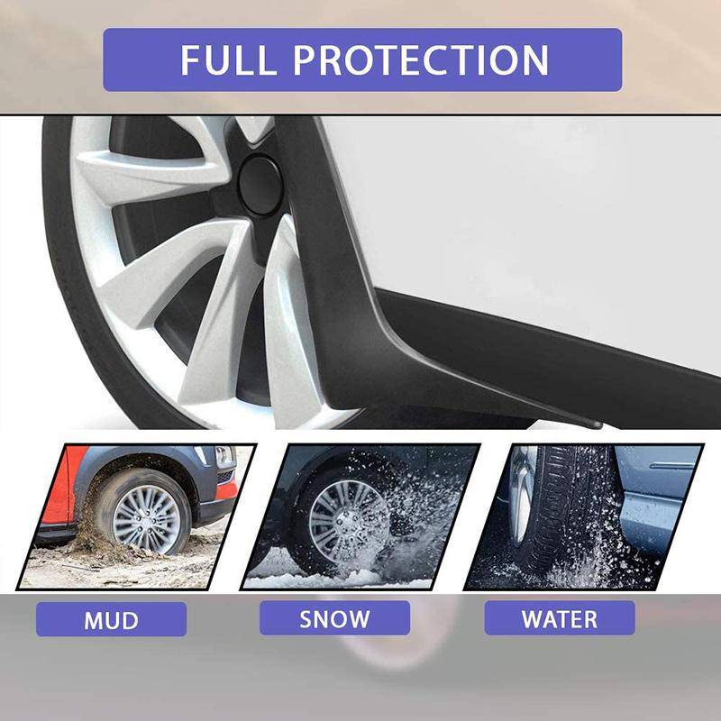 Arenzza universal car wheel fender accessory installed on a vehicle, showcasing its protective and stylish design.