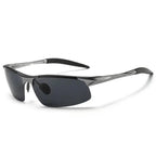 A pair of Arenzza photochromic sunglasses with polarized lenses, stylish design, and smart light adaptation for eye protection.