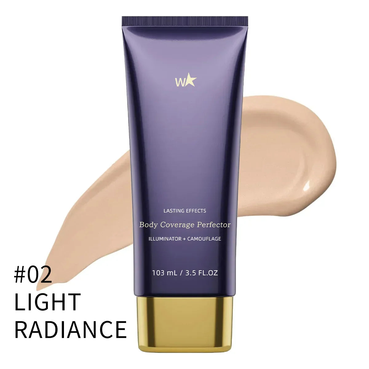 Virella Beauty Body Coverage waterproof concealer for legs and body, covering scars, spots, varicose veins, and tattoos.