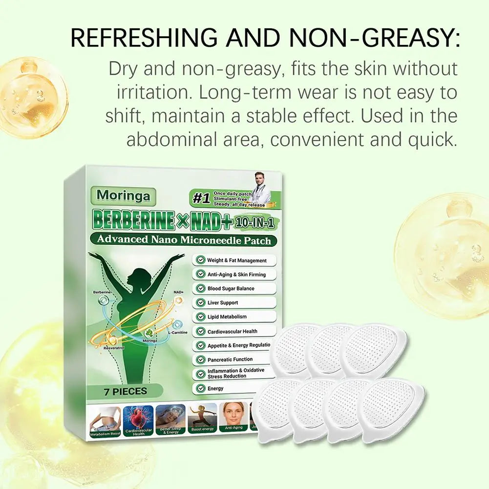 Virella 10-in-1 Nano Microneedle Patch for skin moisturizing, firming, and rejuvenation, featuring 0.2mm microdarts for women and men.