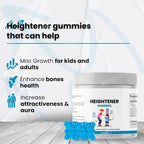 Virella Bone Health Capsules Gummies for kids, teens, and adults, showing 60 natural height growth supplement capsules.