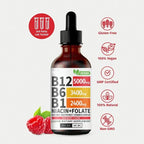 Virella 1-3 Bottles Vitamin B12 5-in-1 Complex supplement bottles with colorful labels on a white background.