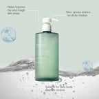 Virella Ha Body Hydrator hyaluronic acid body serum bottle, 386ml, with clear label and pump dispenser on a neutral background.