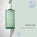 Virella HA Body Hydrator hyaluronic acid body serum in a 386ml bottle, featuring a clear pump dispenser and label.