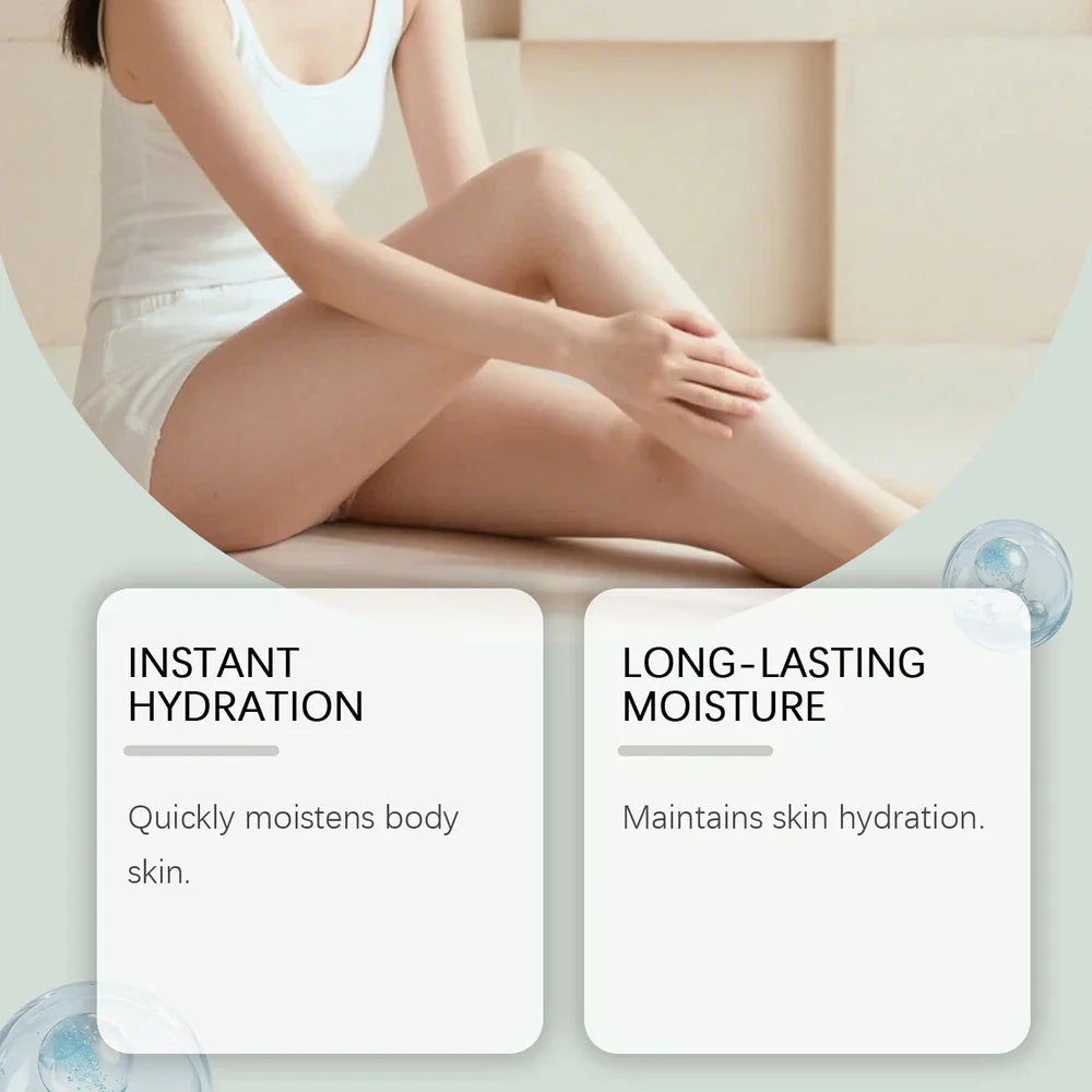 Virella Ha Body Hydrator hyaluronic acid body serum bottle, 386ml, with clear label and pump dispenser for skin hydration.