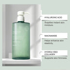 Virella Ha Body Hydrator hyaluronic acid body serum in a 386ml bottle, showcasing the clear serum inside a sleek container.