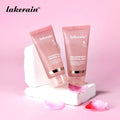 Virella Korean deep collagen peel-off mask for anti-wrinkle lifting and skin rejuvenation, shown on a woman's face.