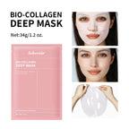 Virella Korean deep collagen peel-off mask for face, anti-wrinkle, lifting, overnight skin care, bio pack, women, night wrapping