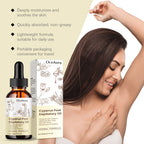 Virella Cyperus Rotundus hair removal care oil bottle, moisturizing and smoothing depilatory oil for legs and arms.