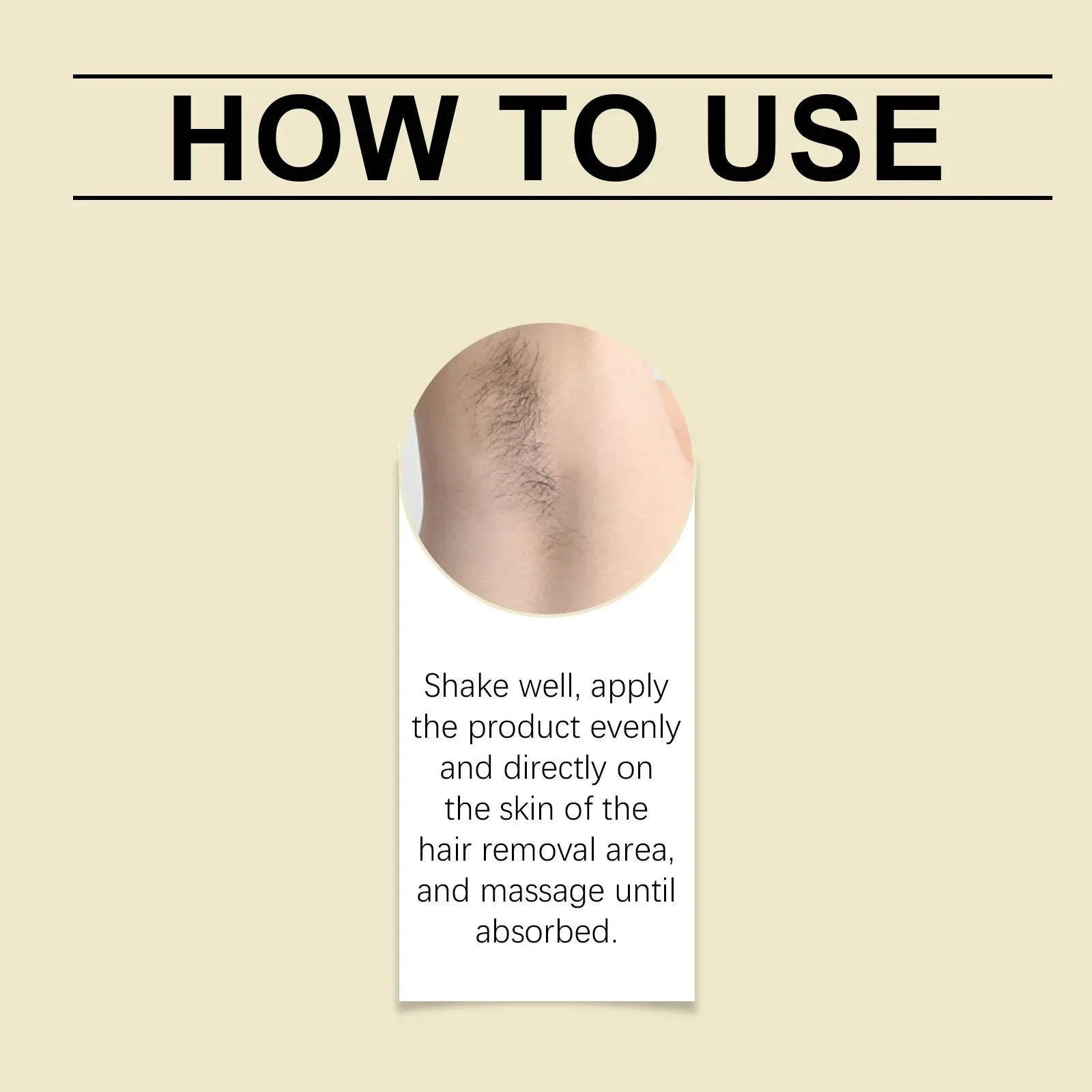 Virella Cyperus Rotundus hair removal care oil with natural ingredients, reducing redness, moisturizing, and smoothing skin on legs and arms.