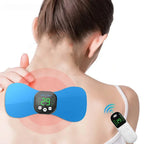 Virella EMS neck massager with pulse therapy, portable electric TENS device for neck and shoulder relief, mini smart massage pad