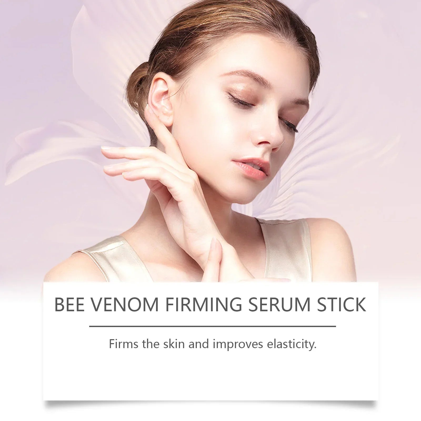Virella HOYGI 30g bee venom firming serum stick with sleek design and applicator for targeted skincare treatment.