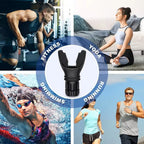 Virella breathing trainer lung flexer for increasing lung capacity, featuring adjustable resistance and durable fitness design.