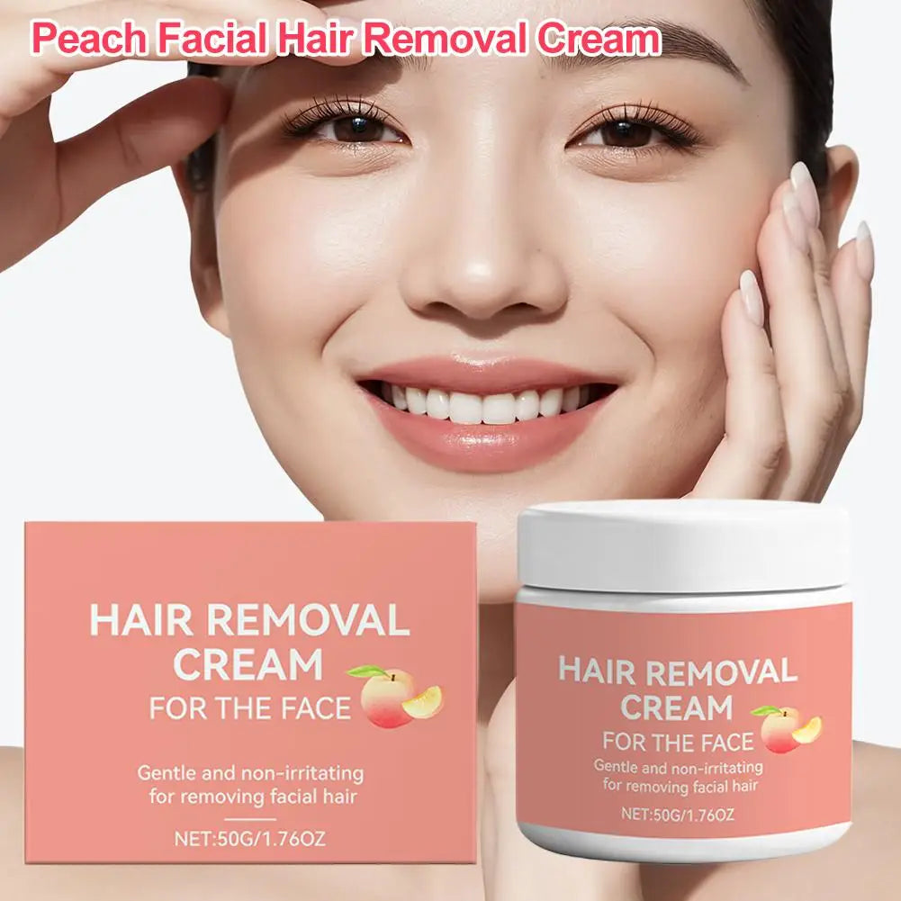 Virella facial hair removal cream with natural aloe vera, showing a tube of quick, gentle hair remover for face and lips.