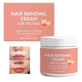 Virella facial hair removal cream with natural aloe vera, gentle fast-acting hair remover for face and lip, moisturizing and soothing