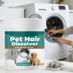 Virella Pet Hair Dissolver for washing machines, removing dog and cat hair and odors from clothes with deep cleaning action.