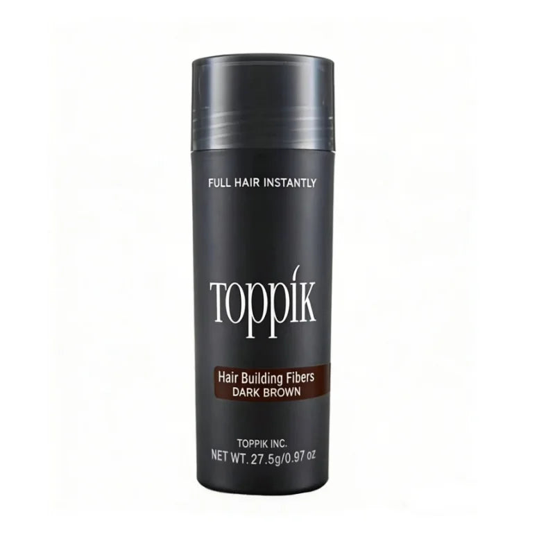 Virella Toppik Hair Building Fibers for men and women, instantly adds thickness and fullness to fine or thinning hair.