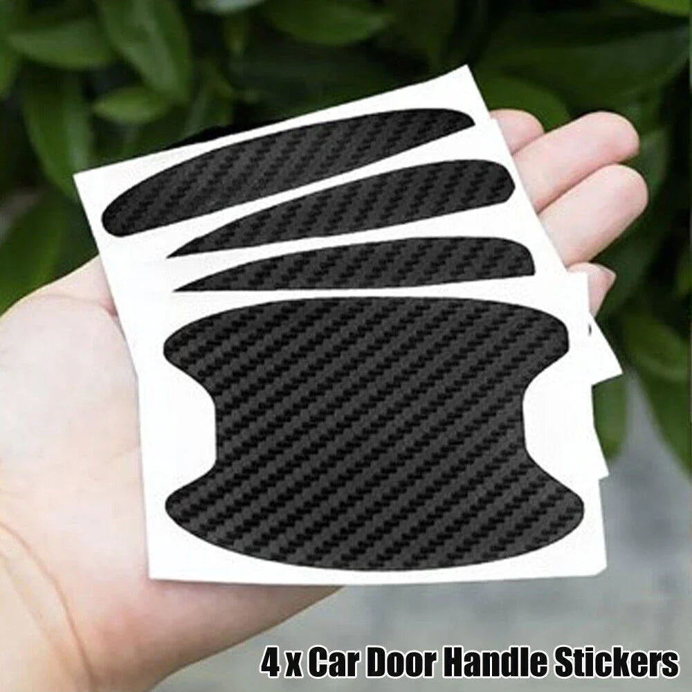 Virella car carbon fiber door handle protector film, anti-scratch sticker accessories for vehicle door handles.