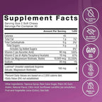 Virella Force Factor Hair Growth Accelerator Soft Chews for women, hair growth vitamins with soft chew tablets in a container