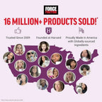 Virella Force Factor Hair Growth Accelerator Soft Chews for women, hair growth vitamins in a natural-looking chewable form