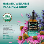 Virella USDA Organic lymphatic drainage supplement with echinacea, elderberry, and dandelion in a capsule container.