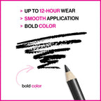 Virella Wet n Wild Color Icon Kohl Eyeliner in Baby's Got Black, black pencil with smooth application for eye lining.