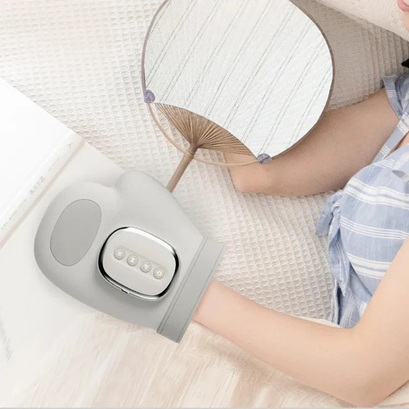 Virella cordless hand massager with airbag compression, finger and wrist relief for carpal tunnel and hand relaxation.