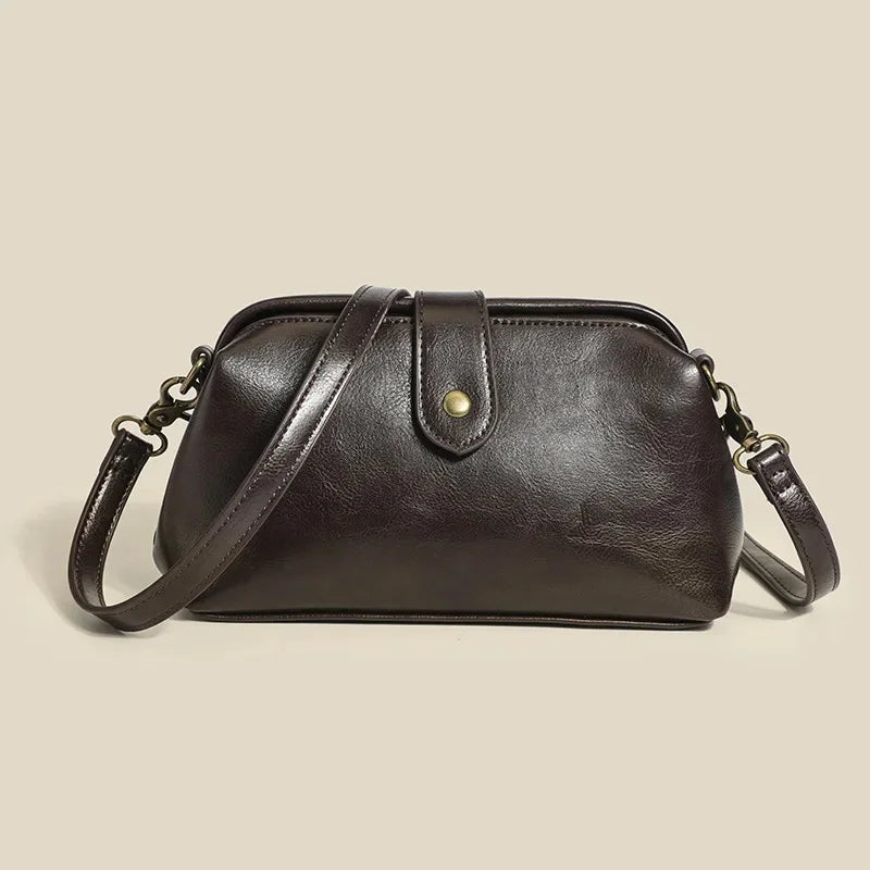 Virella vintage women's summer fashion doctor bag with niche design, versatile single shoulder slant crossbody bag, stylish and high-end feel