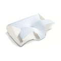 Virella 1pc memory foam cervical pillow with ergonomic contoured design for neck pain relief and orthopedic neck support.