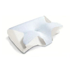Virella 1pc memory foam cervical pillow with ergonomic contoured design for neck pain relief and orthopedic neck support.